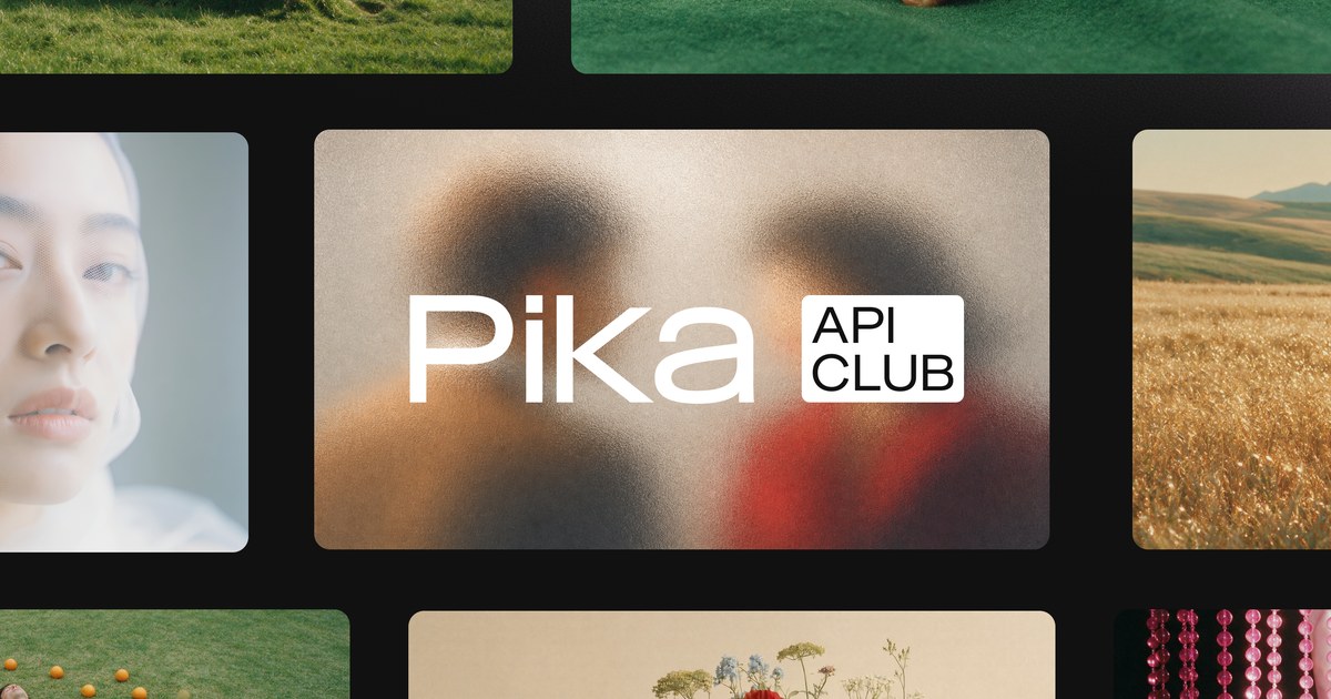 Pika API Club — one API for 100+ generative media models