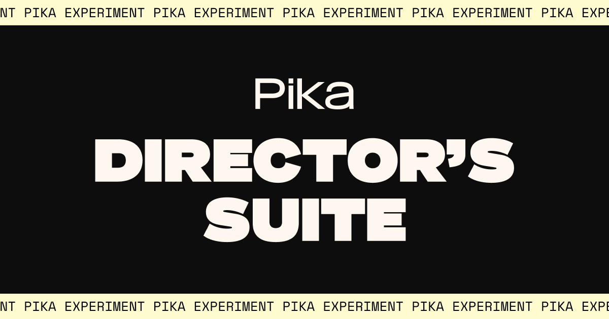 Pika releases new experimental AI tool
