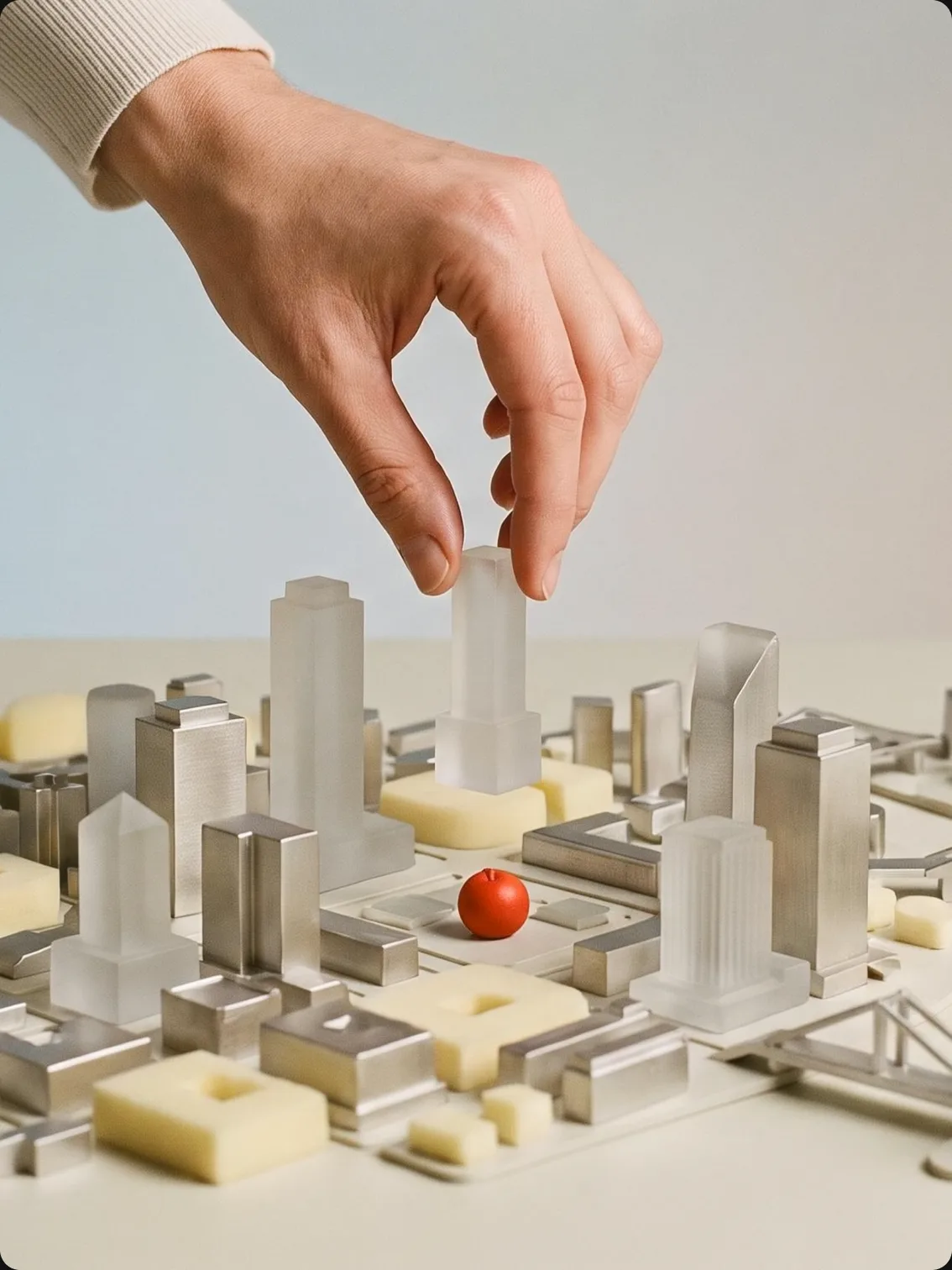 City scene artwork from Pika